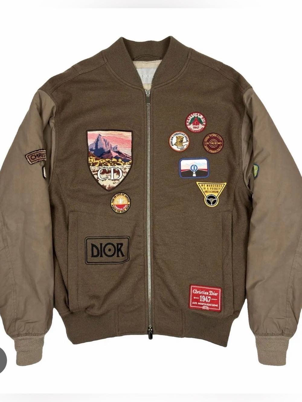 Dior Men 2022 x Jack Kerouac Wool Bomber